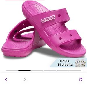 🆕 NWT CLASSIC CROCS SANDAL - FUCHSIA FUN
